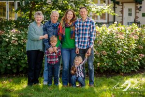 Family photo on the Manor House grounds